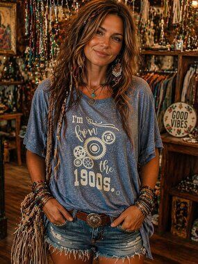 Vintage-Inspired “I’m From the 1900s” Graph